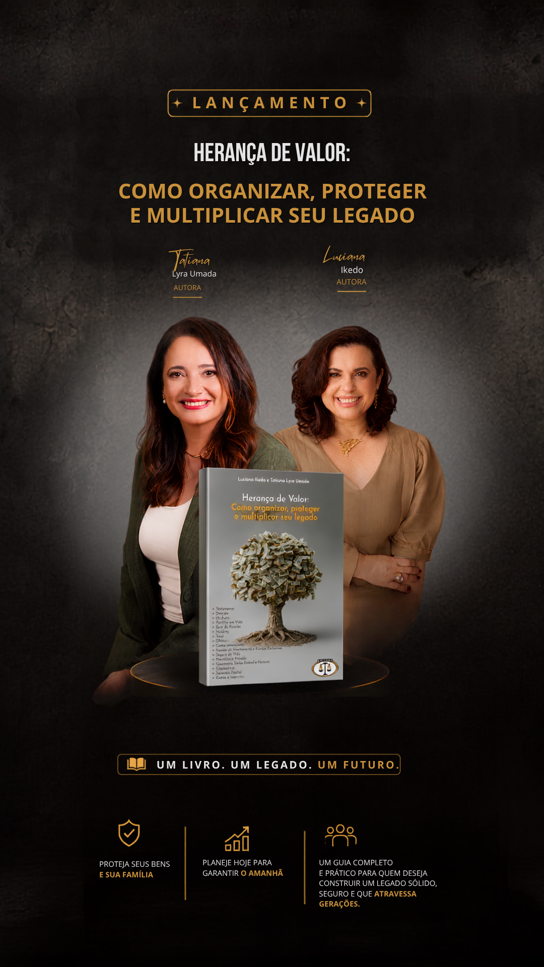 Lançamento — Herança de Valor por Tatiana Lyra Umada e Luciana Ikedo